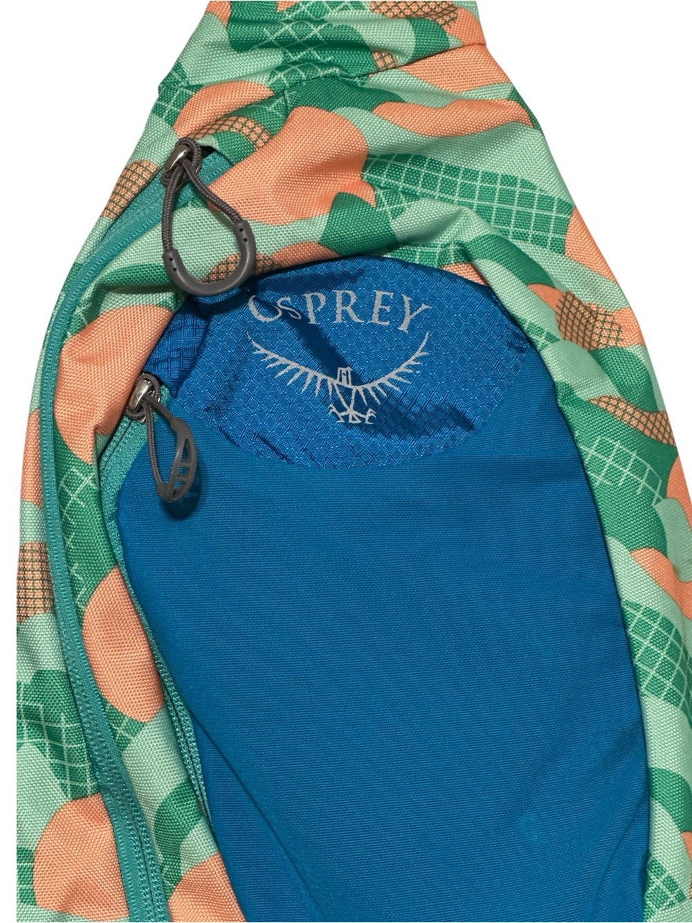 Osprey Daylite Sling Backpack in Honey Bee Deep Sea Blue Limited Series Pattern - Picture 4 of 12